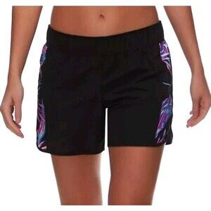 Hurley Supersuede Women's Size Medium M Koko Beachrider Shorts AA5075 010 Black